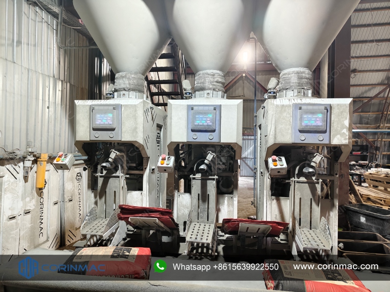 CORINMAC Dry Mortar Valve Bag Packing and Palletizing Line has Been Successfully Put Into Operation in Russia
