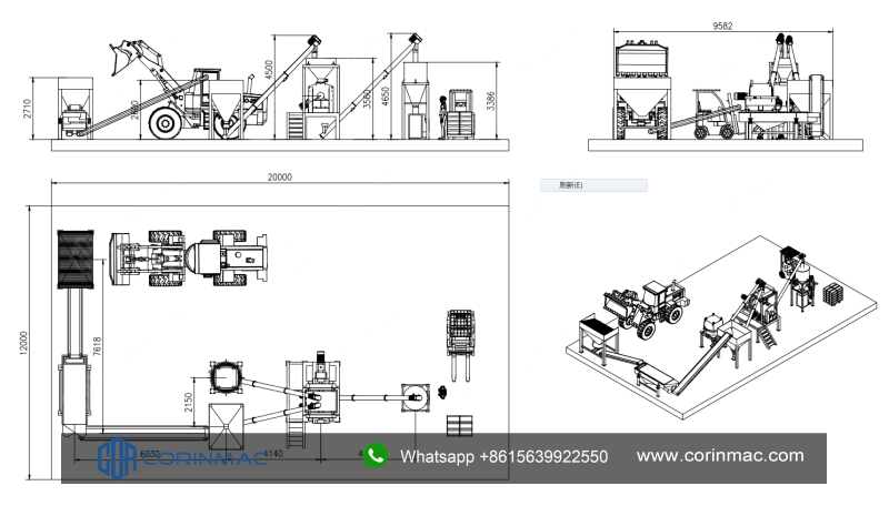 Simpleng dry mortar production line