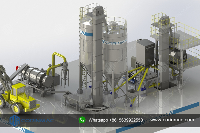 Vertical dry mortar production line CRL-H (1)